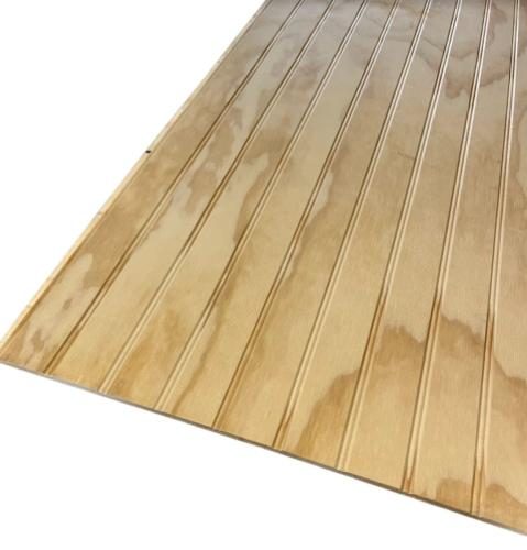11/32" 4X8 BEADED PINE PLYWOOD
