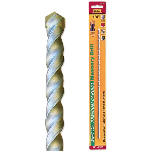 CARB TIP MASONRY DRILL BIT 1/4 X