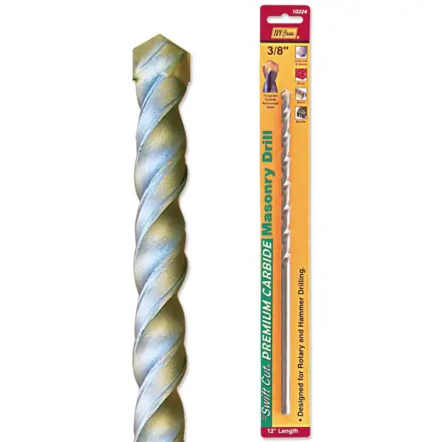 CARB TIP MASONRY DRILL BIT 3/8 X