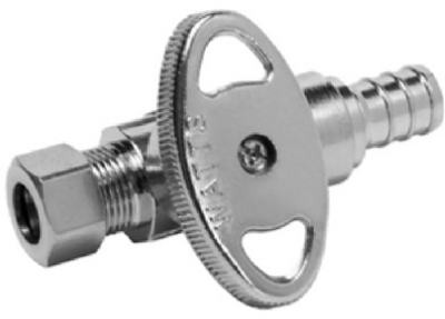 1/2BARB X 3/8 COMP STRT VALVE 1/4T