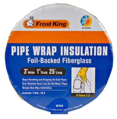 1IN X 3IN X 25FT FIB. PIPE WRAP