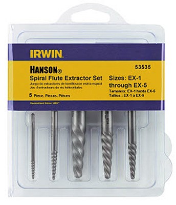 5PC SPIRAL SCR EXT SET
