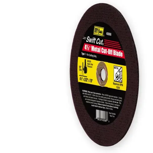 4-1/2IN METAL CUTTING DISC 7/8IN