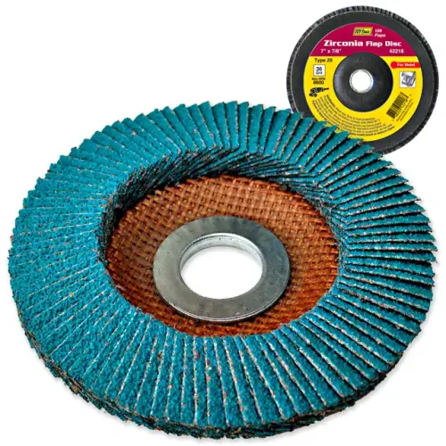 7IN ZIRC.GRINDR FLAP DISC 36GRIT