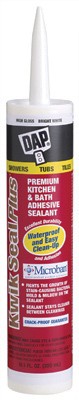 10.1OZ WHT KITCH-BATH CAULK W MICROBAN