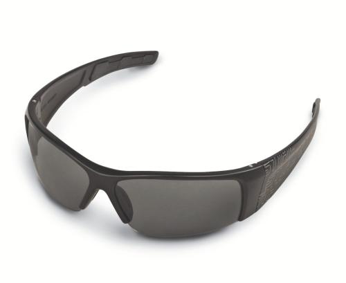 GLASSES BLACK WRAP SMOKE LENS