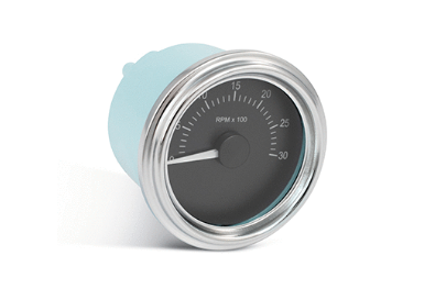 CHROME TACHOMETER