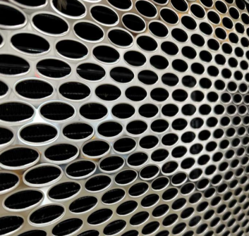 KW W900L EXTENDED HOOD GRILL W/ HORIZONTAL OVAL HOLES