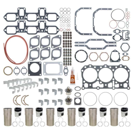 OVERHAUL KIT E7 4 VALVE HEAD 2 PIECE PISTON