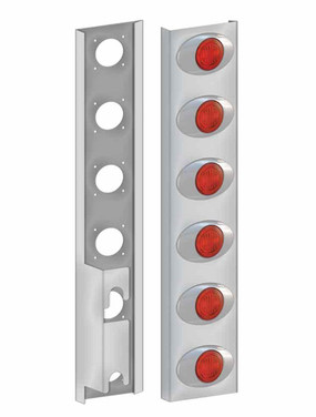 Peterbilt 389 15" Rear Air Cleaner Light Bar with 12 G2 LEDs