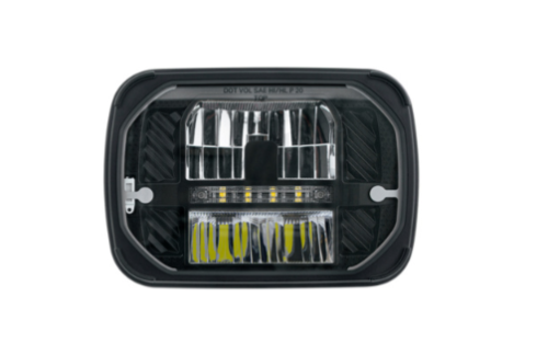 ULTRALIT - HEATED 5"X7" LED HEADLIGHT WITH WHITE POSITION LIGHT