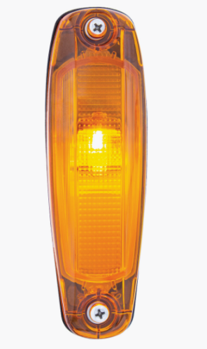 2 LED CAB LIGHT FOR 2018-2026 FREIGHTLINER CASCADIA- AMBER LED/AMBER LENS