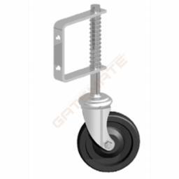 GATE WHEEL SPRING LOADED 11" ZINC MED DUTY