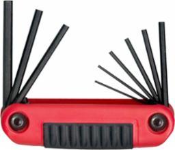 HEX KEY SET 9 PC INCH ERGO FOLD .50" - 3/16"