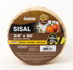 3/8" X 50' TWISTED SISAL ROPE