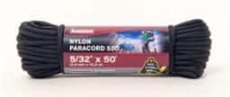 PARACORD 5/32"X50' NYLON 550 BLACK