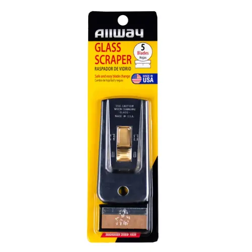ALLWAY RAZOR BLADE SCRAPER W/ 5 BLADES