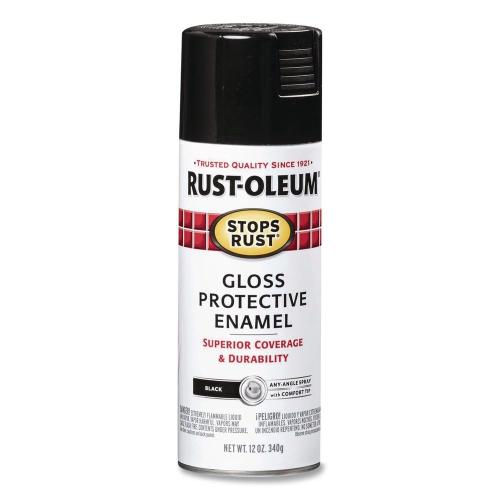 12 OZ SPRAY RUSTOLEUM GLOSS BLACK 7779