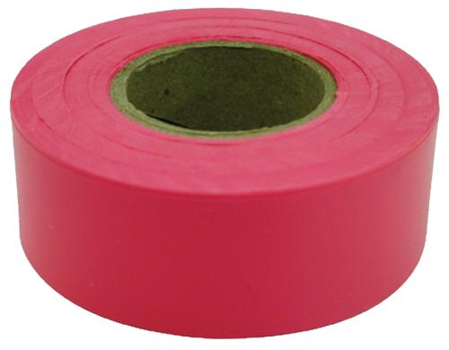 FLAGGING TAPE 150' FLUORESCENT RED