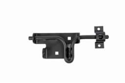 SLIDE BOLT LATCH 6" BLACK FINISH W/SCREWS