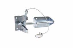 HEAVY AUTO GATE LATCH 3" W/CABLE ZINC FINISH