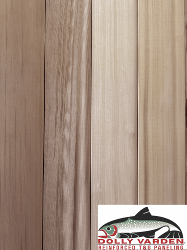 11/16"X5-1/4" CEDAR 'DOLLY VARDEN' VERTICAL GRAIN T&G (MICRO-V) CLASS-A FIRE RATED