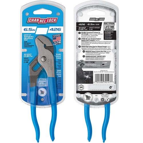 PLIERS TONGUE & GROOVE 6-1/2"