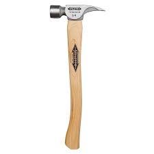 14OZ TITANIUM HMR M/F 18" CRVD WOOD HANDLE