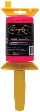 STRINGLINER II 500' BR FL PINK RELOADABLE REEL