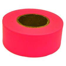 FLAGGING TAPE 150' FLUORESCENT PINK