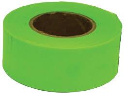 FLAGGING TAPE 150' FLUORESCENT LIME