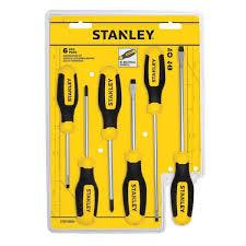 SCREWDRIVER SET STANLEY 6-PCS
