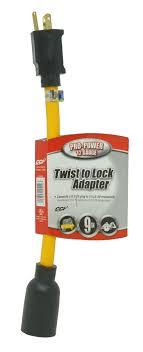 ADAPTER 12/3X9" MALE U-GRND TO FEMALE TWST-LOK