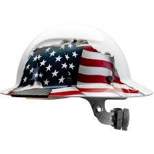 HARD HAT DAX FIBER FULL BRIM AMERICAN FLAG