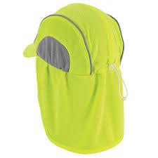 HAT W/ NECK SHADE CHILL-ITS 6650 LIME ONE SIZE