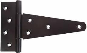 T-HINGE 8" BLACK FINISH