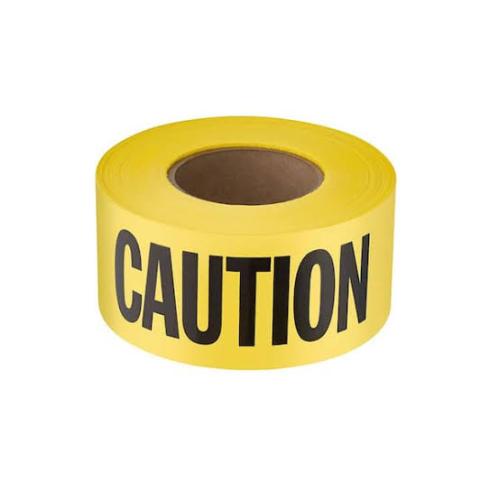3" X 1000' CAUTION TAPE 2 MIL YELLOW/BLACK