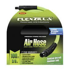 AIR HOSE 3/8" X 100' W/ 1/4" MNPT FITNGS 300PSI
