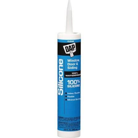9.8 OZ DAP SILICONE SEALANT CLEAR 08641