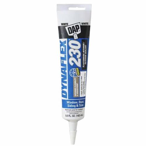 5.5 OZ TUBE DAP DYNAFLEX 230 WHITE 18285