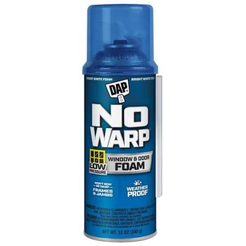 12 OZ DAP TOUCH'N FOAM NO WARP WIND/DOOR 44000