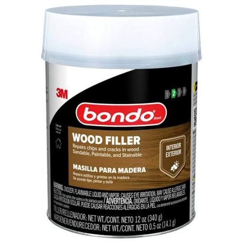 PINT 3M BONDO INT/EXT WOOD FILLER WF-PT-ES