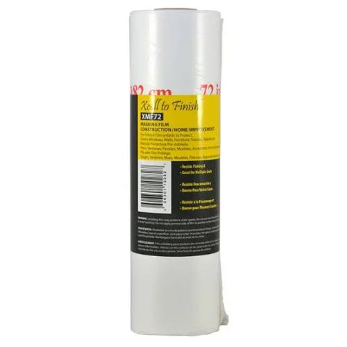 72" x 90' IPS XMF72 Finish Line Pre-Folded Masking Film
