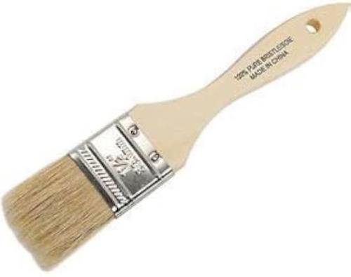 CHIP BRUSH 2-1/2" WHITE CHINA BRISTLE WOOD HDL