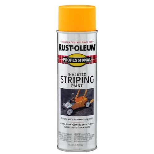 YELLOW 18 OZ SPRAY RUSTOLEUM STRIPING PT 2548