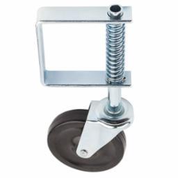 GATE WHEEL 4" RUBBER SPRING LOADED 125# RATING