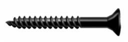 WOOD SCREW #12 X 2" BLACK PHIL/SQ DRIVE 18/PACK