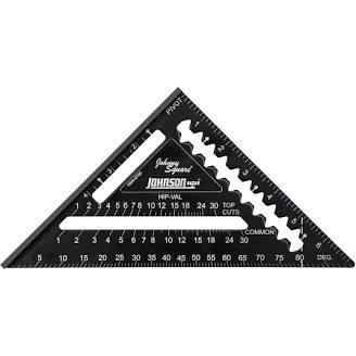 PRO RAFTER SQUARE 7" ALUMINUM EASY READ FINISH