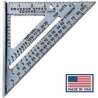 7" SPEED SQUARE WITH THE "LITTLE BLUE BOOK"
