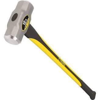 SLEDGE 10 LB HAMMER 36" FBRGLS HANDLE